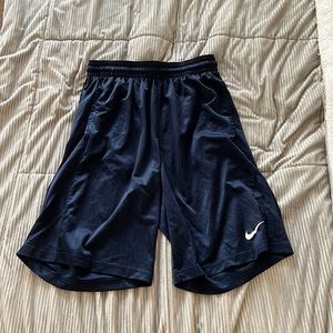 Nike Men’s Large Athletic Exercise Shorts Dark Blue